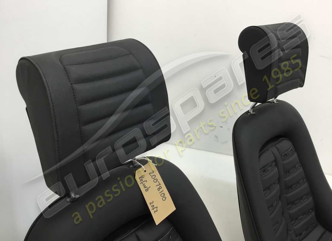 RECONDITIONED FERRARI 246 GT/GTS RHD SEATS IN BLACK. PART NUMBER 20078100 (4) reconditioned ferrari 246 gt/gts rhd seats in black. part number 20078100 (4)