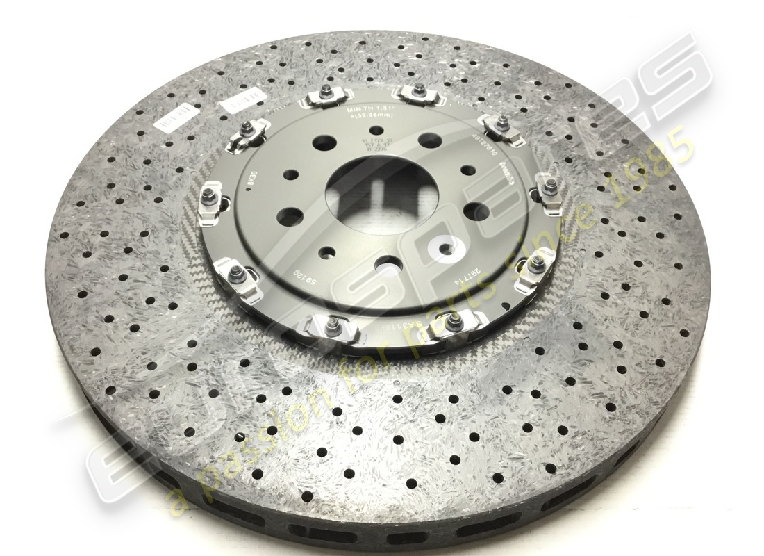 NEW FERRARI FRONT BRAKE DISC. PART NUMBER 297714 (1) new ferrari front brake disc. part number 297714 (1)