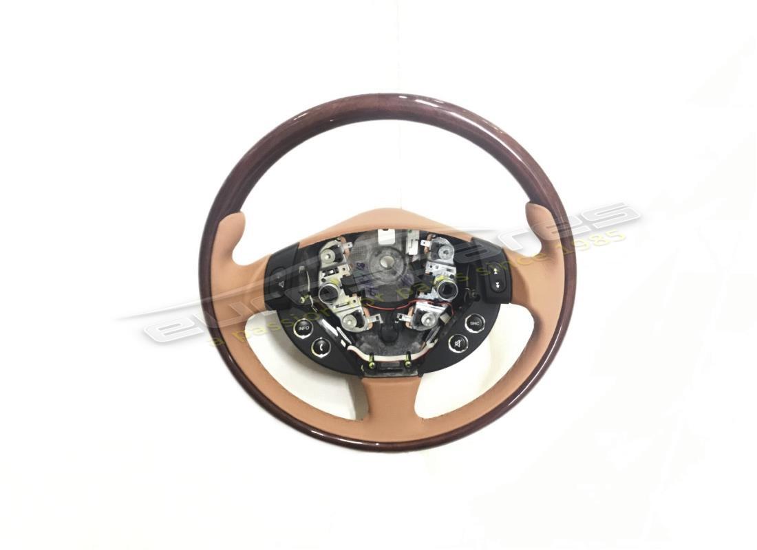 new maserati mahogany steering wheel with saddle leather. part number 981338919 (1)