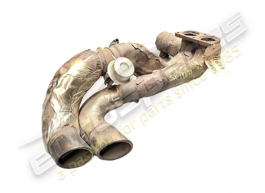 USED FERRARI LH EXHAUST TERMINAL. PART NUMBER 191673 (2) used ferrari lh exhaust terminal. part number 191673 (2)