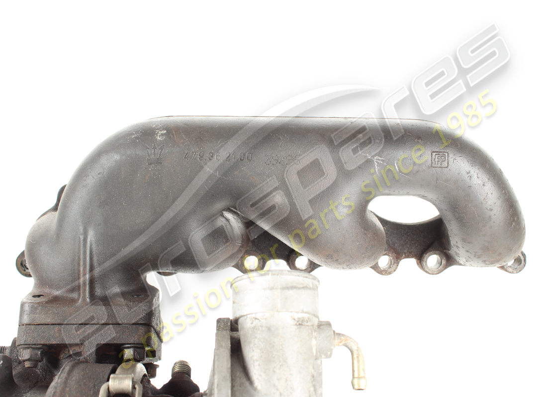 used maserati rh turbo with manifold. part number 578360000a (7)