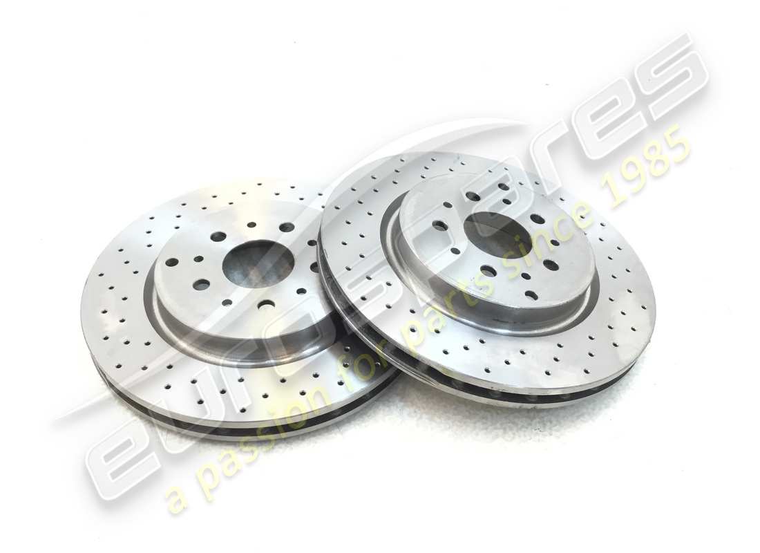 new eurospares rear brake disc (price per disc) cross drilled. part number 228411 (1)