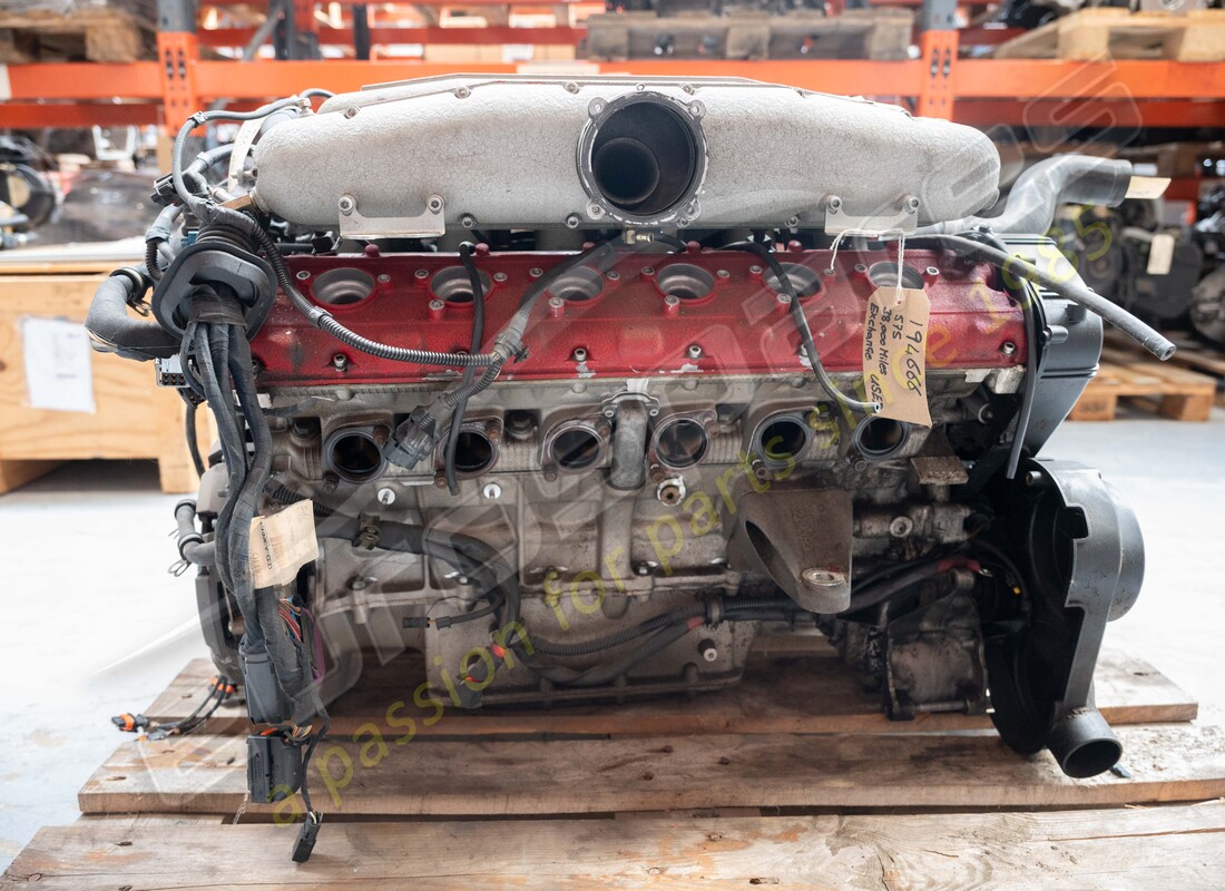USED FERRARI 575M ENGINE. PART NUMBER 194666 (5) used ferrari 575m engine. part number 194666 (5)