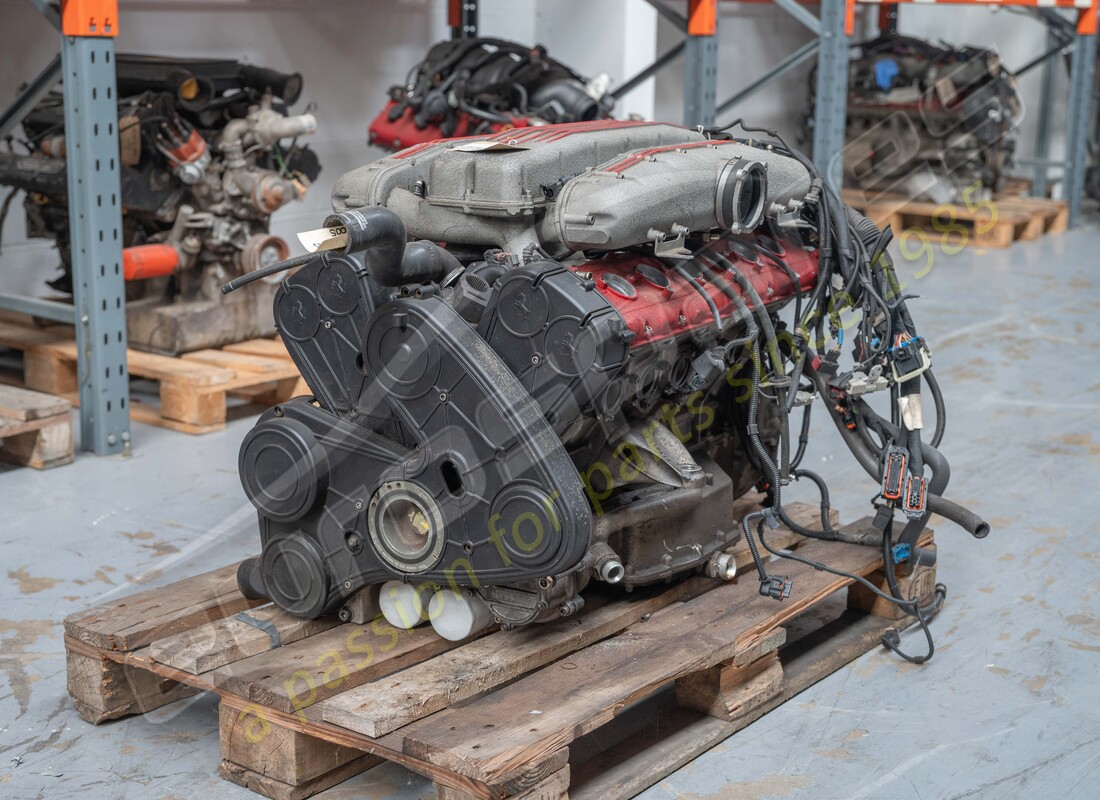 USED FERRARI 575M ENGINE. PART NUMBER 194666 (2) used ferrari 575m engine. part number 194666 (2)