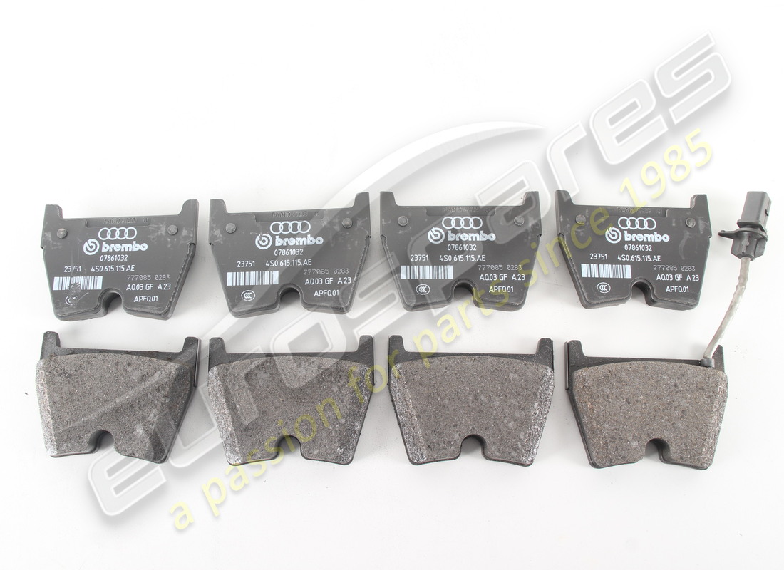 NEW LAMBORGHINI 1 SET OF BRAKE PADS FOR DISC. PART NUMBER 4S0698151R (1) new lamborghini 1 set of brake pads for disc. part number 4s0698151r (1)