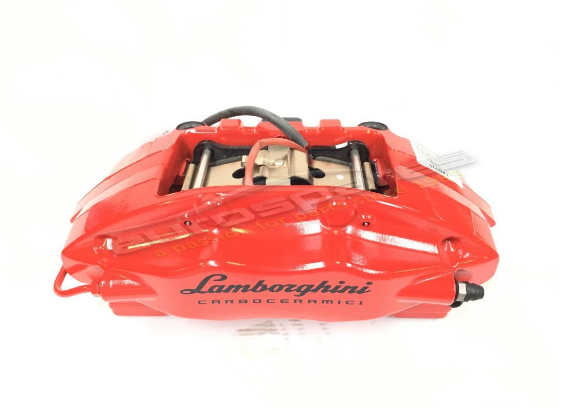 NEW LAMBORGHINI REAR CALIPER IN RED. PART NUMBER 4T0615405CF (1) new lamborghini rear caliper in red. part number 4t0615405cf (1)