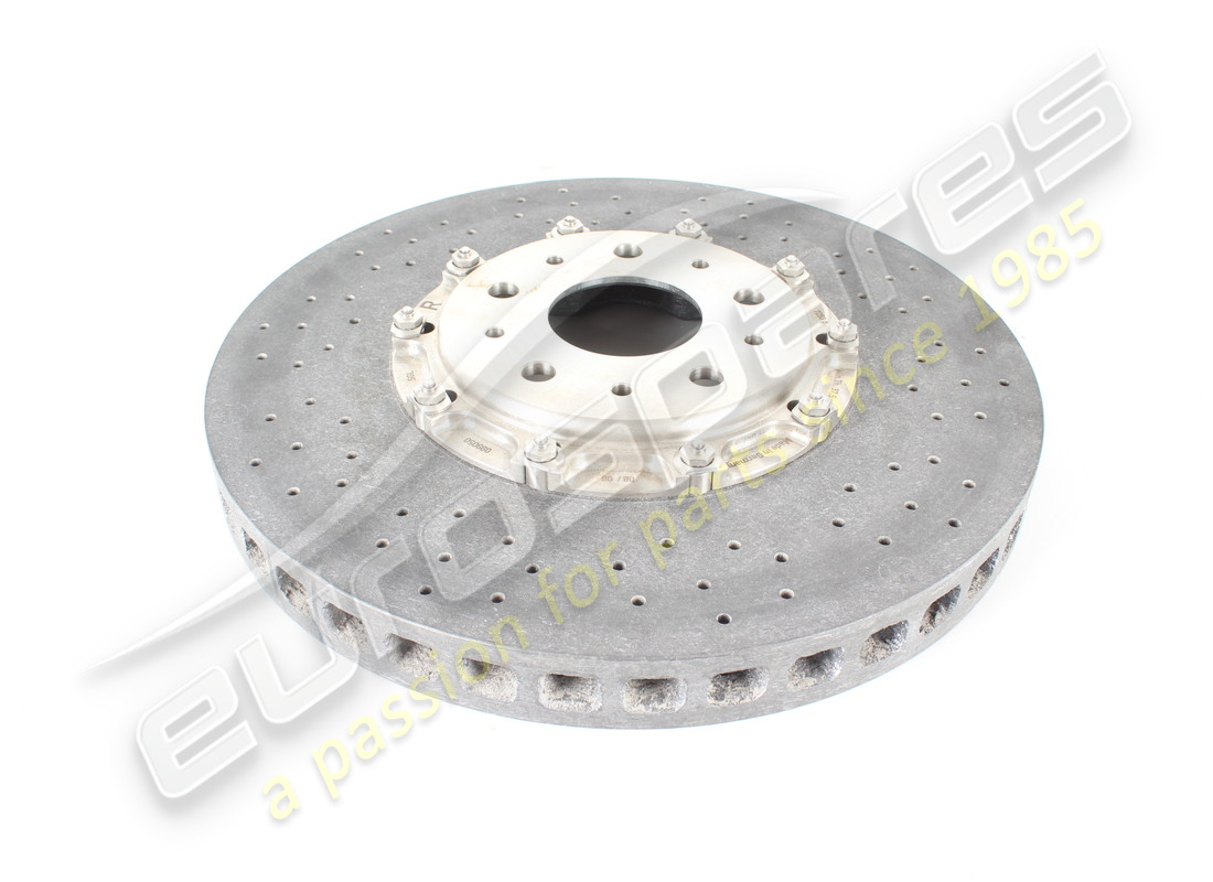 NEW LAMBORGHINI RH REAR MURCIELAGO CERAMIC BRAKE DISC. PART NUMBER 410615602 (3) new lamborghini rh rear murcielago ceramic brake disc. part number 410615602 (3)