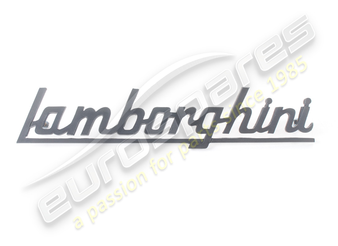 NEW LAMBORGHINI LETTERS BADGE (BLACK). PART NUMBER 006106554A (1) new lamborghini letters badge (black). part number 006106554a (1)