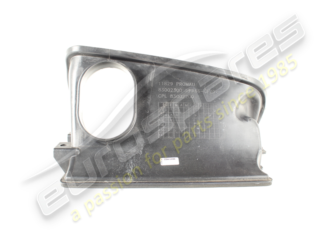 USED Ferrari LH AIR DUCT ON OIL RADIATOR . PART NUMBER 83002200 (1)