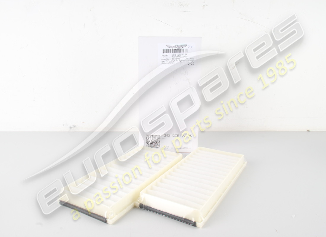 new aston martin pollen filter (pack of 2). part number 4g4313ze1aapk (2)