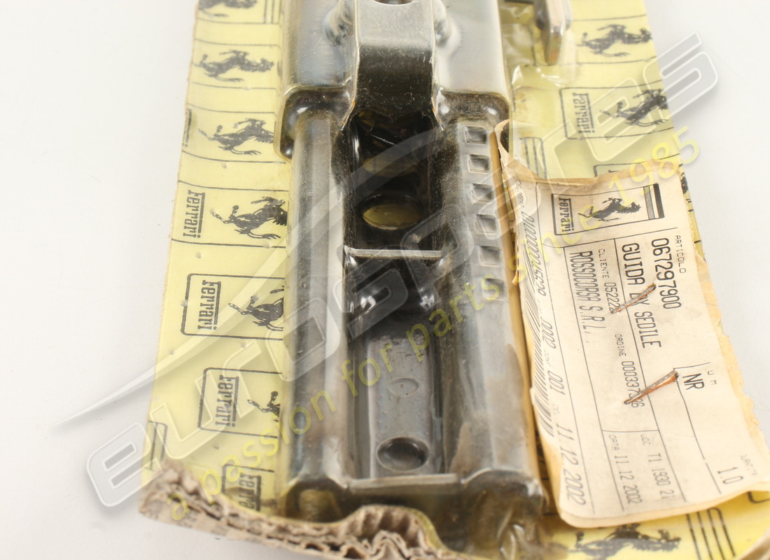 NEW FERRARI COMPLETE RH SEAT GUIDE. PART NUMBER 67297900 (6) new ferrari complete rh seat guide. part number 67297900 (6)