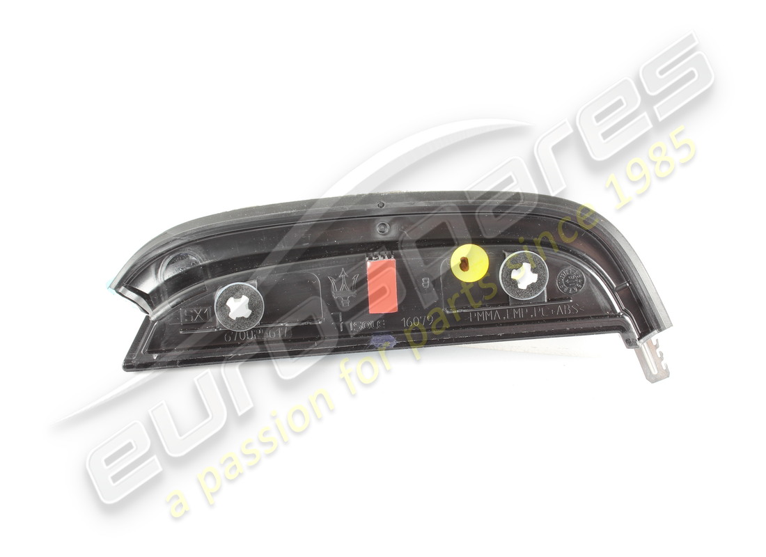 NEW MASERATI LH C-PILLAR EXTERIOR TRIM PLATE C. PART NUMBER 670025840 (2) new maserati lh c-pillar exterior trim plate c. part number 670025840 (2)