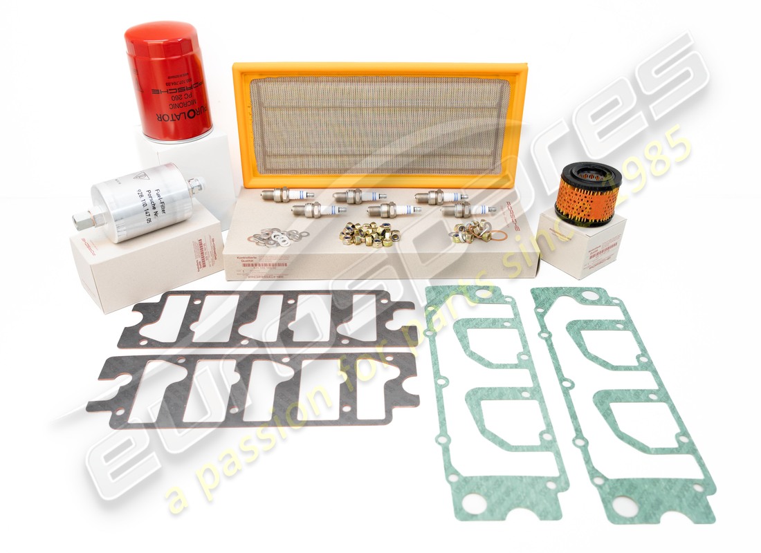 NEW Porsche MAINTENANCE SET - FOR 20,000 KM INTERVALS - COMPRISING: - D >>- MJ 1980 . PART NUMBER 91110098800 (1)
