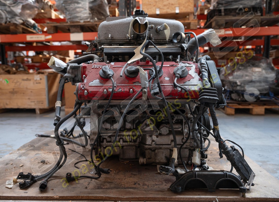 USED FERRARI 348 ENGINE. PART NUMBER 95961962 (4) used ferrari 348 engine. part number 95961962 (4)
