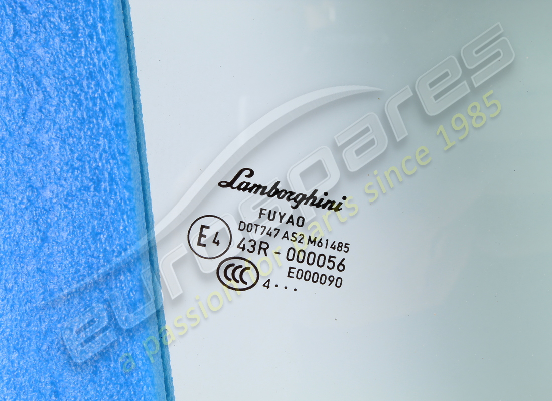 NEW LAMBORGHINI DOOR WINDOW, FRONT. PART NUMBER 4ML845202A (2) new lamborghini door window, front. part number 4ml845202a (2)