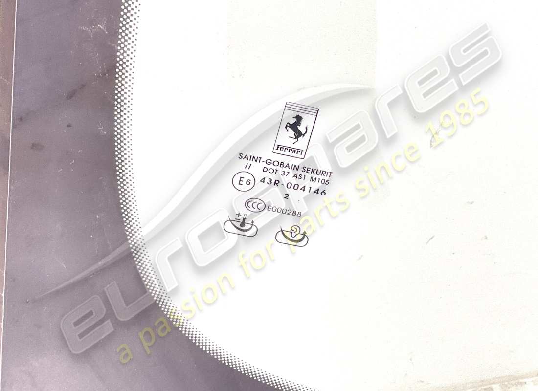 NEW FERRARI WINDSCREEN. PART NUMBER 81849900 (2) new ferrari windscreen. part number 81849900 (2)