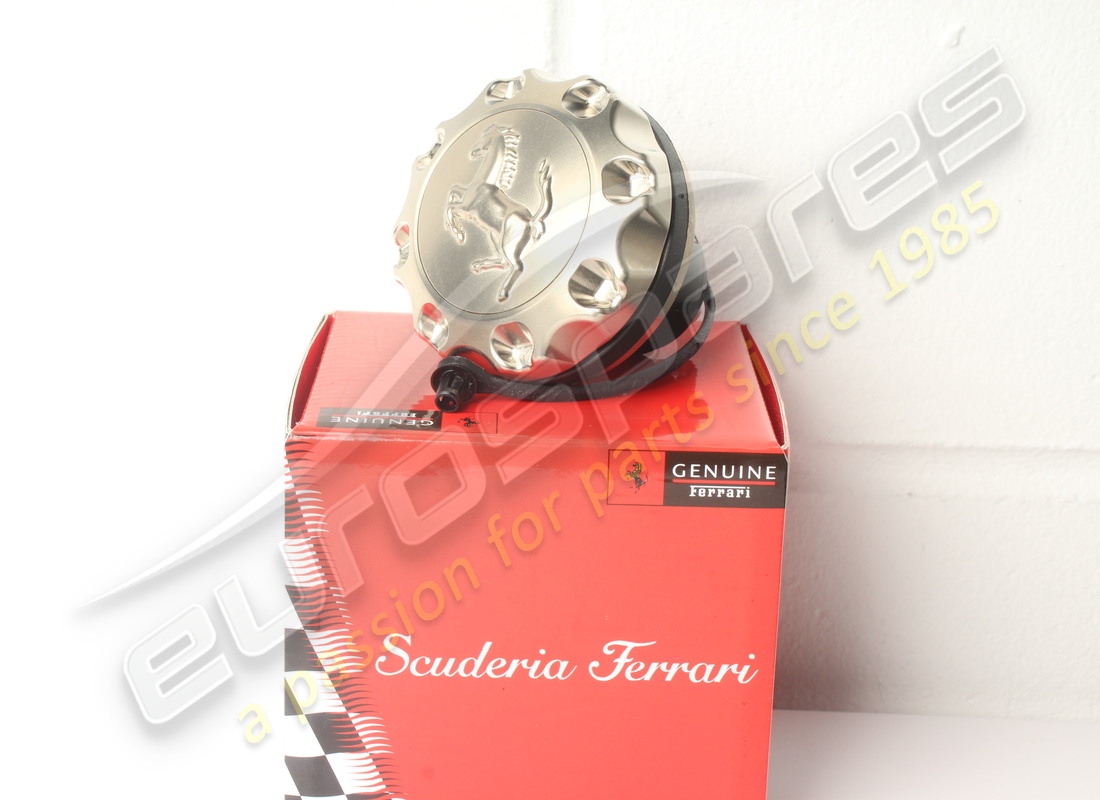 NEW FERRARI TITANIUM FUEL FILLER CAP. PART NUMBER 70001217 (4) new ferrari titanium fuel filler cap. part number 70001217 (4)