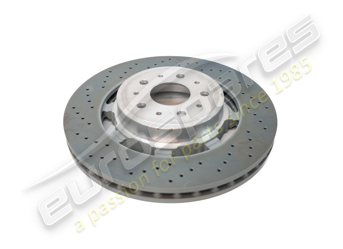NEW MASERATI FRONT BRAKE DISC (DRILLED). PART NUMBER 235318 (2) new maserati front brake disc (drilled). part number 235318 (2)