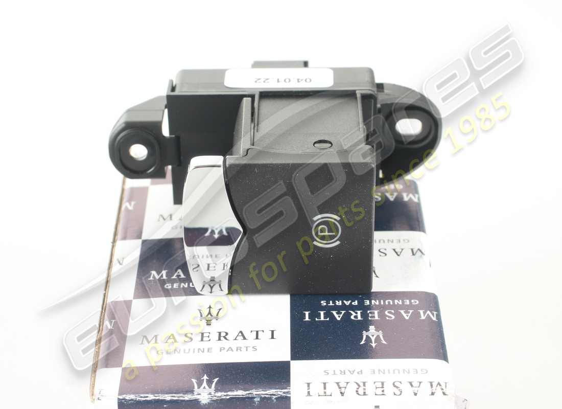 NEW MASERATI ELECTRONIC PARKING BRAKE SWITCH. PART NUMBER 222648 (3) new maserati electronic parking brake switch. part number 222648 (3)