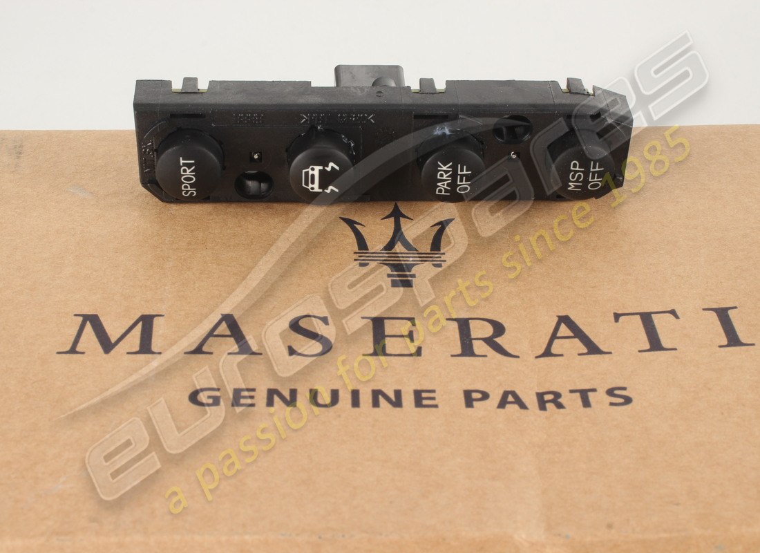 NEW MASERATI LH CONTROLS SWITCH PANEL FOR NI. PART NUMBER 216858 (3) new maserati lh controls switch panel for ni. part number 216858 (3)