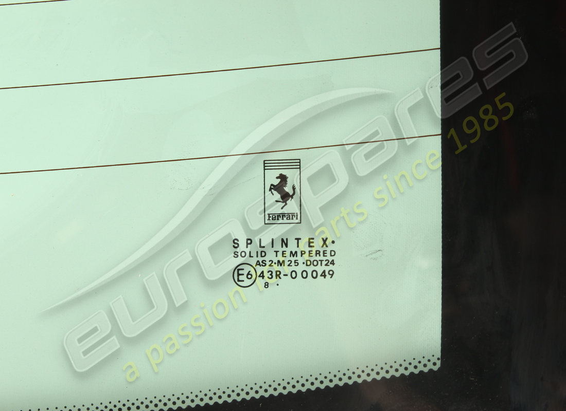 NEW FERRARI REAR-WINDOW GLASS. PART NUMBER 69919500 (2) new ferrari rear-window glass. part number 69919500 (2)