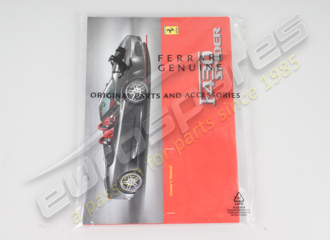 NEW FERRARI MANUAL. PART NUMBER 69192400 (1) new ferrari manual. part number 69192400 (1)
