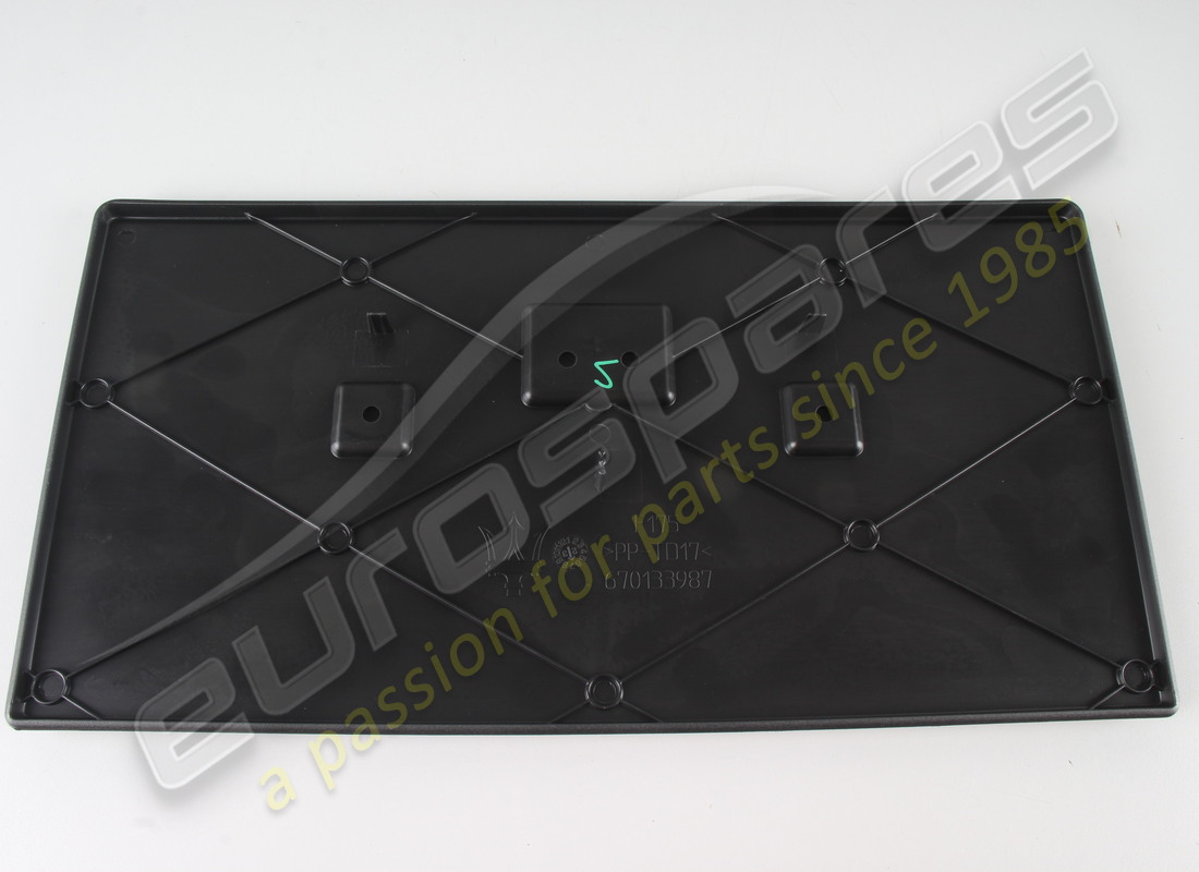 NEW MASERATI PLATE FRAME USA (LL0 LL4). PART NUMBER 670137715 (3) new maserati plate frame usa (ll0 ll4). part number 670137715 (3)