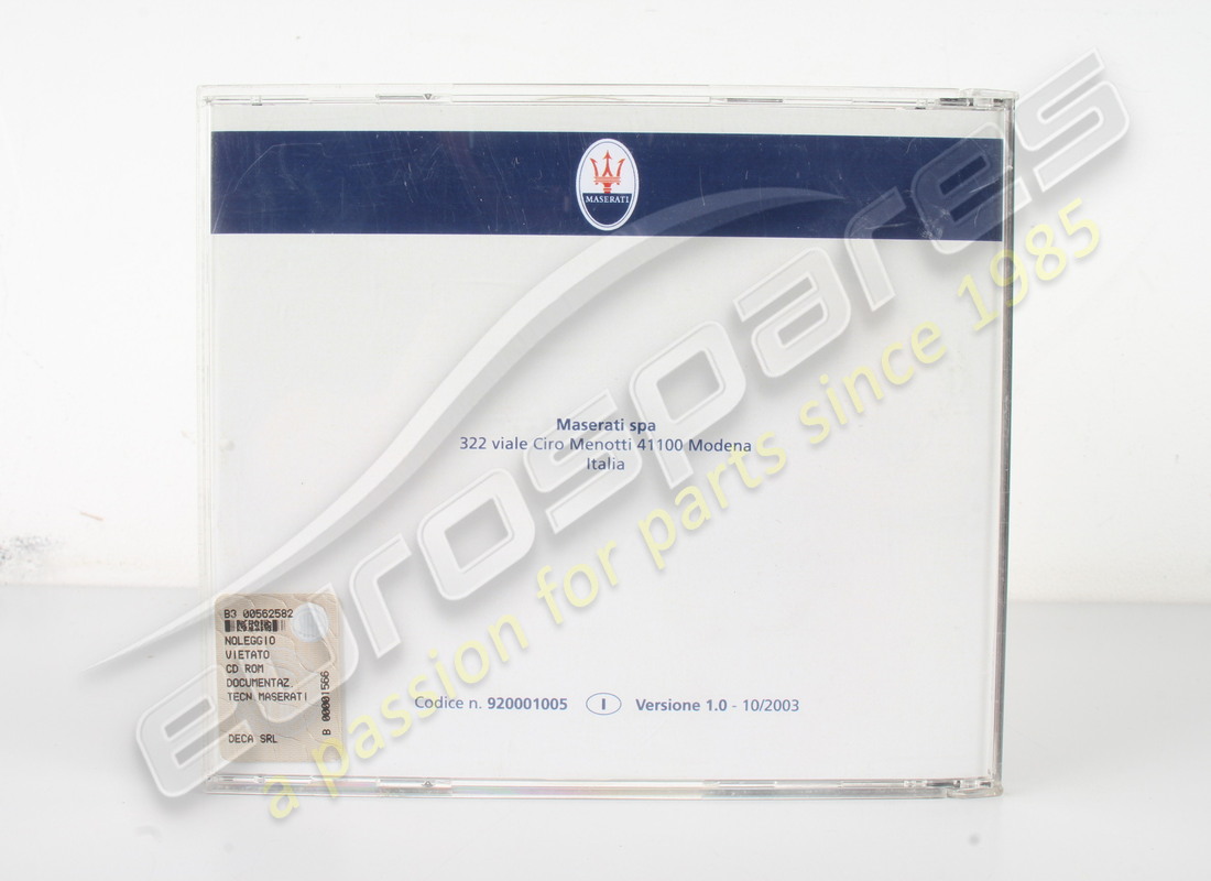 new maserati cd techn.doc.qp it. part number 920001005 (3)