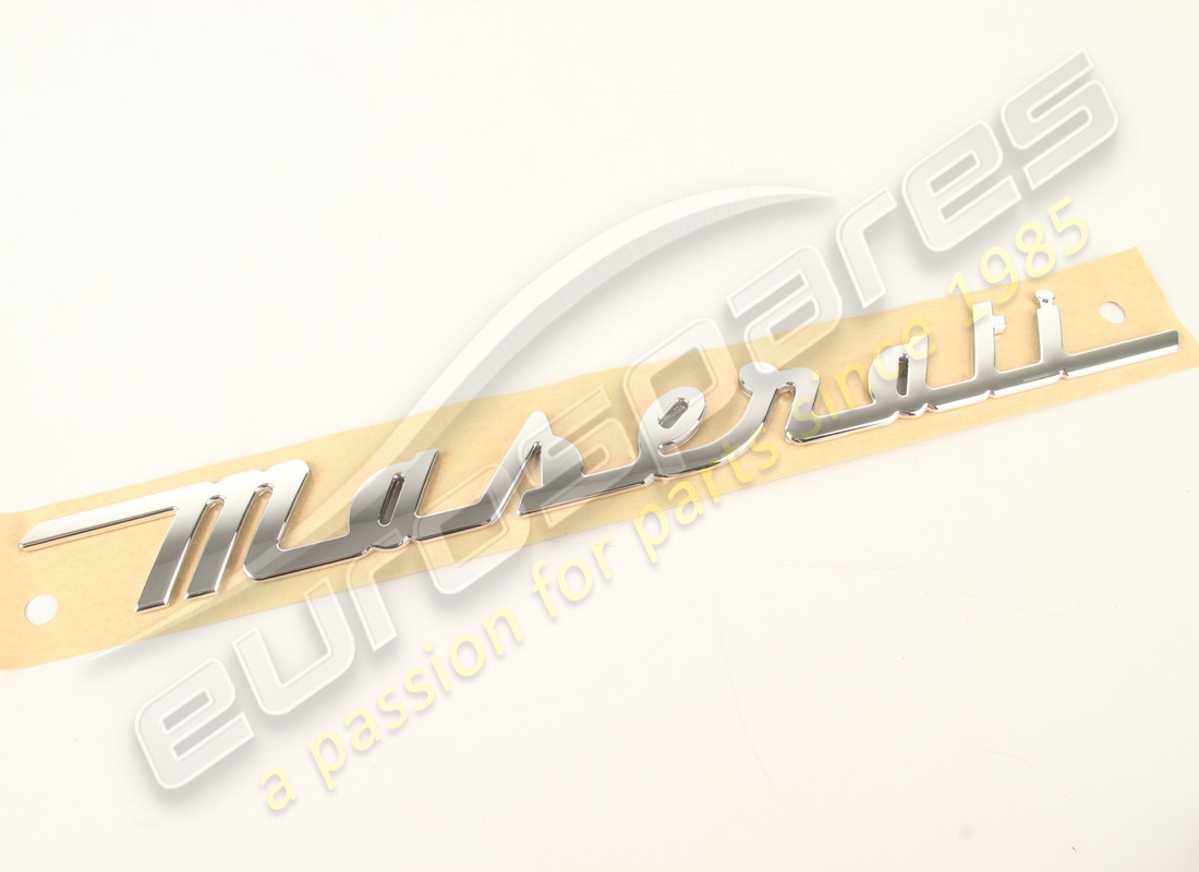 NEW MASERATI MASERATI SCRIPT. PART NUMBER 89095700 (1) new maserati maserati script. part number 89095700 (1)