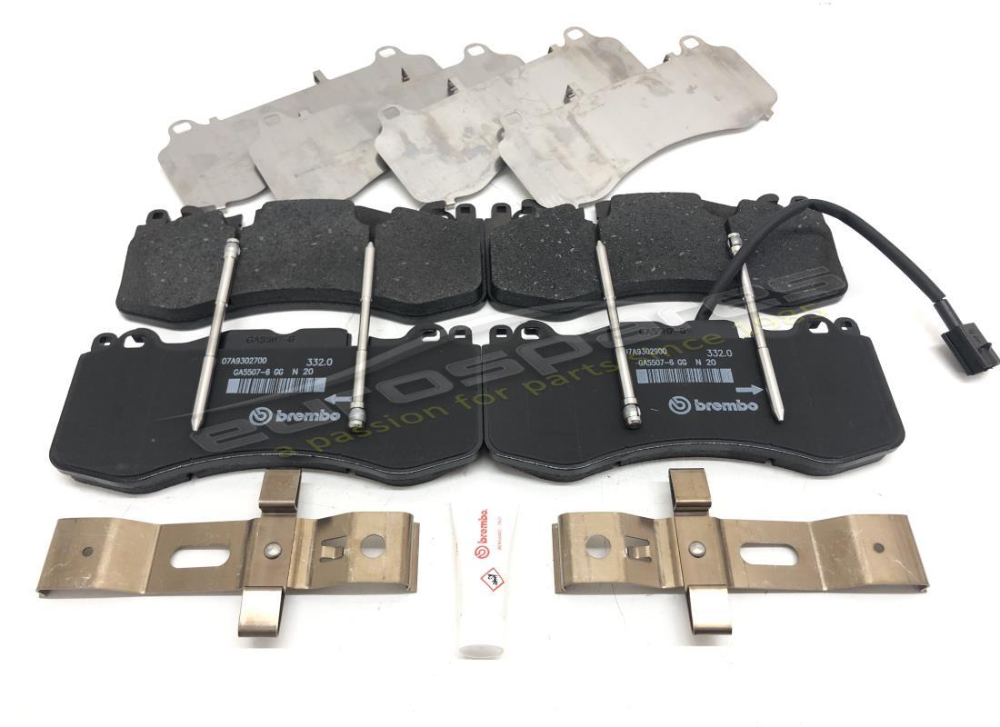 NEW MASERATI FRONT BRAKE PADS. PART NUMBER 673010891 (1) new maserati front brake pads. part number 673010891 (1)
