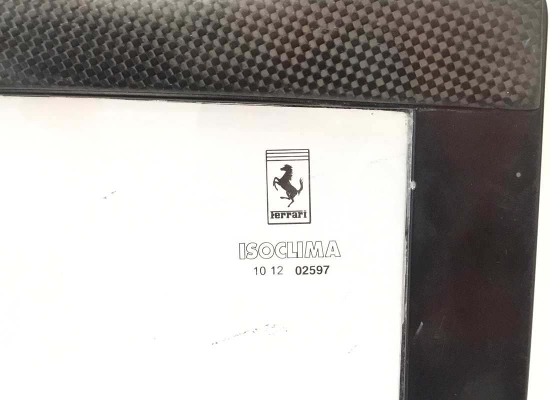 USED FERRARI COMPLETE LH WINDOW FRAME WITH. PART NUMBER 83718000 (2) used ferrari complete lh window frame with. part number 83718000 (2)