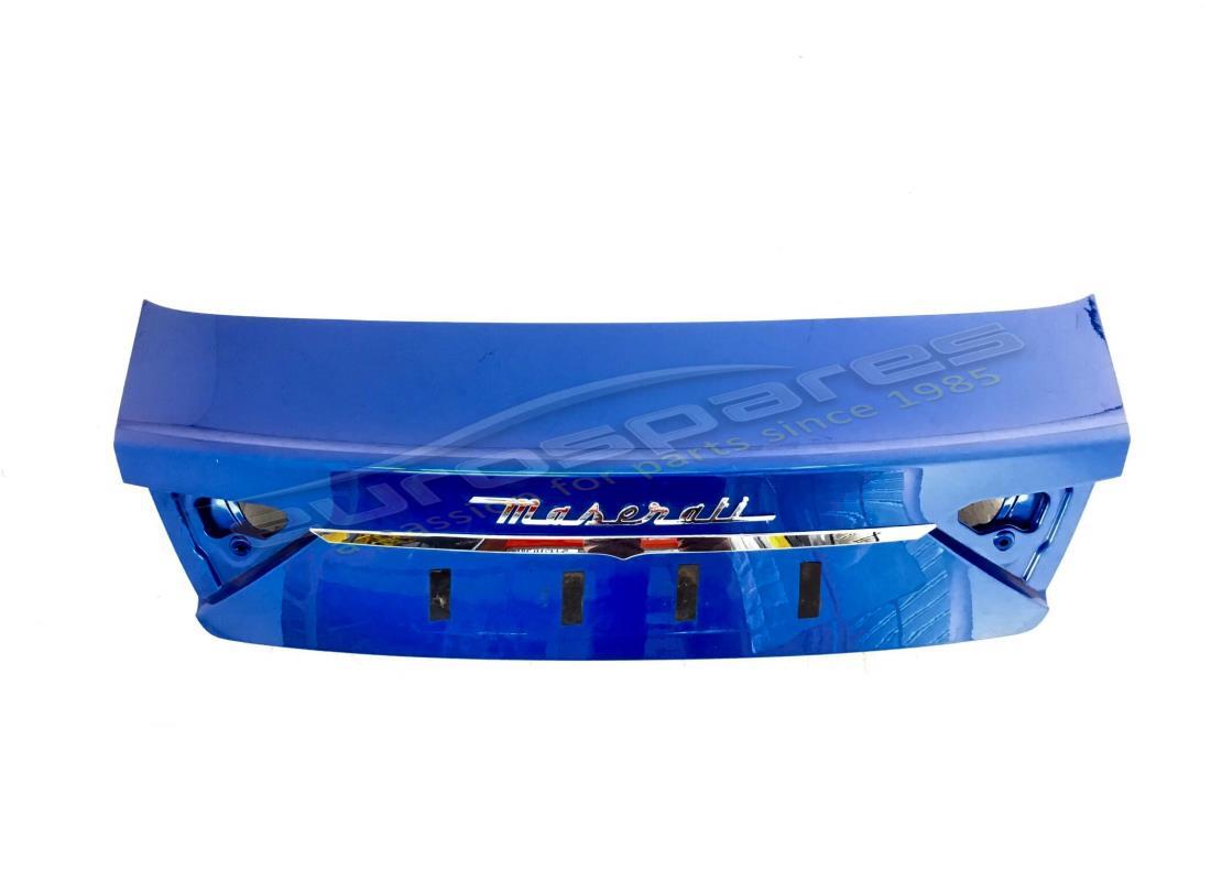 USED MASERATI REAR HOOD BONNET. PART NUMBER 81448300 (1) used maserati rear hood bonnet. part number 81448300 (1)