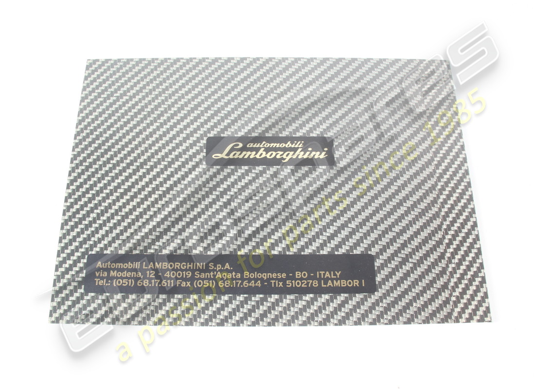 new lamborghini warranty card diablo gt. part number 901325765 (2)