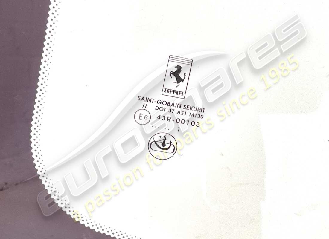 NEW FERRARI WINDSCREEN. PART NUMBER 81716600 (2) new ferrari windscreen. part number 81716600 (2)