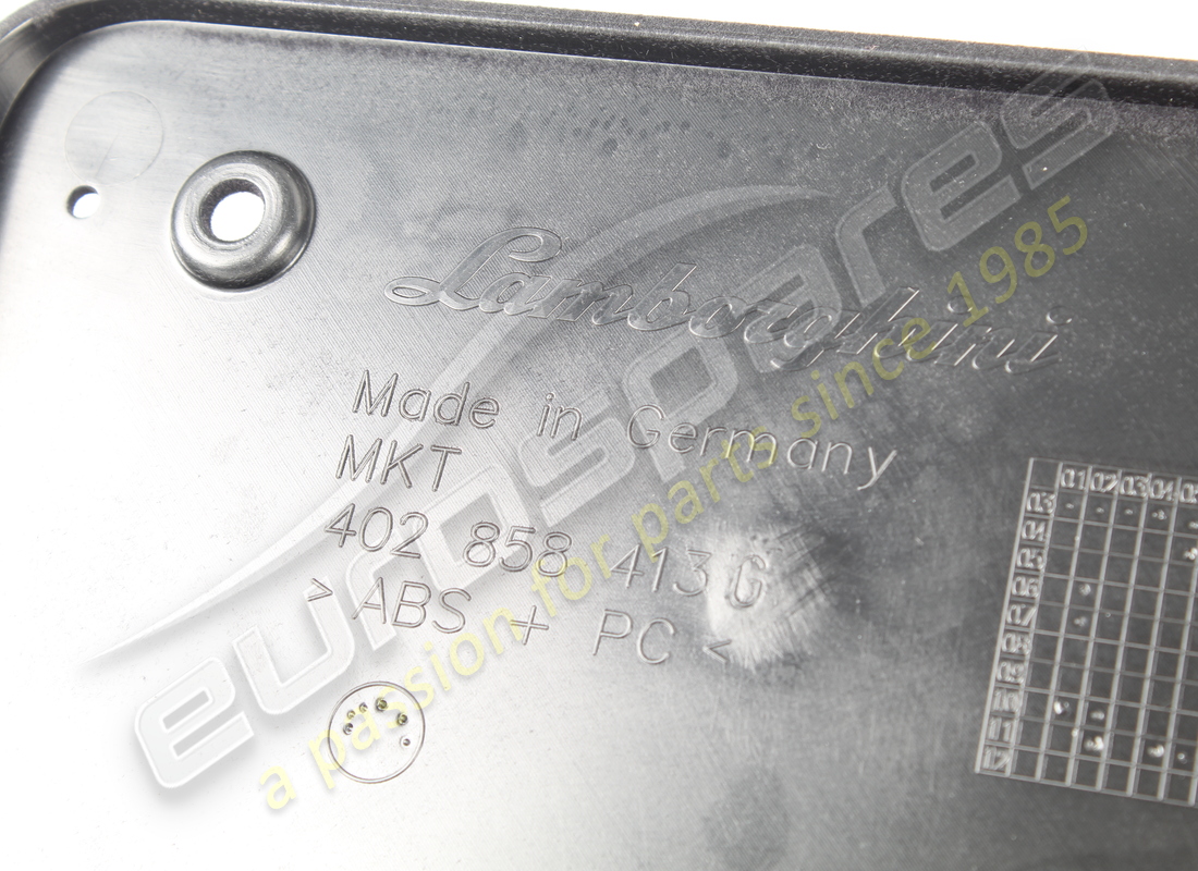 NEW LAMBORGHINI GLOVE COMPARTMENT. PART NUMBER 402858413G (7) new lamborghini glove compartment. part number 402858413g (7)