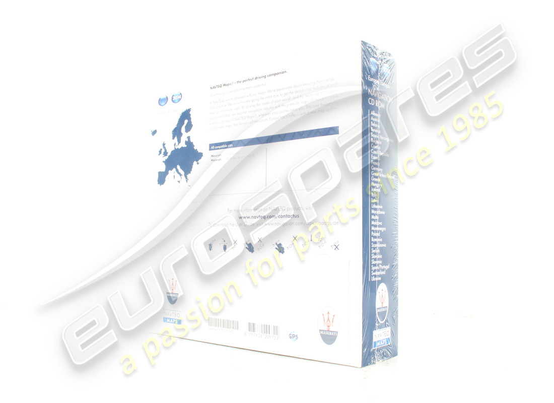 NEW MASERATI 2014 NAVIGATION MAP-EUROPE V. PART NUMBER 940000376 (2) new maserati 2014 navigation map-europe v. part number 940000376 (2)