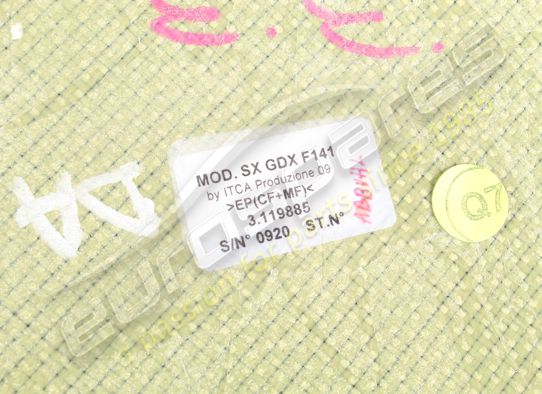 used ferrari rh moulding -carbon versio. part number 69374900 (7)