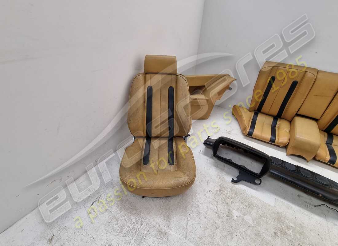 USED FERRARI COMPLETE INTERIOR IN CREAM. PART NUMBER 900114691 (2) used ferrari complete interior in cream. part number 900114691 (2)