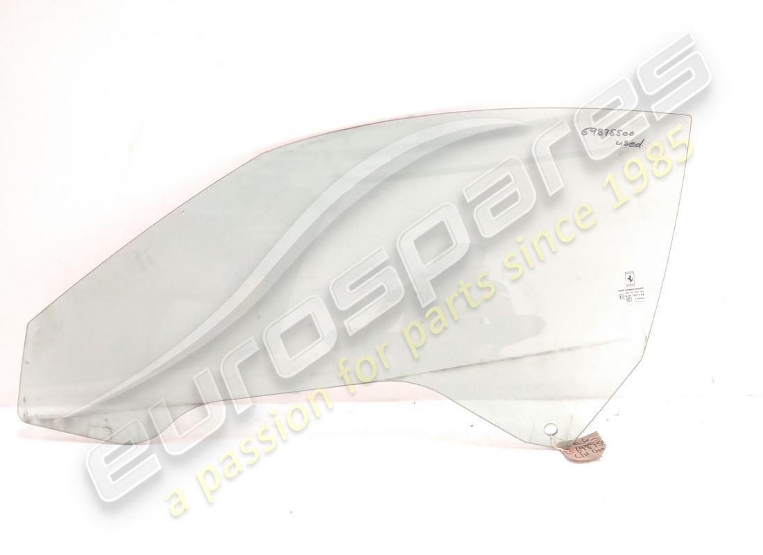 USED Ferrari LH DOOR GLASS . PART NUMBER 69875500 (1)