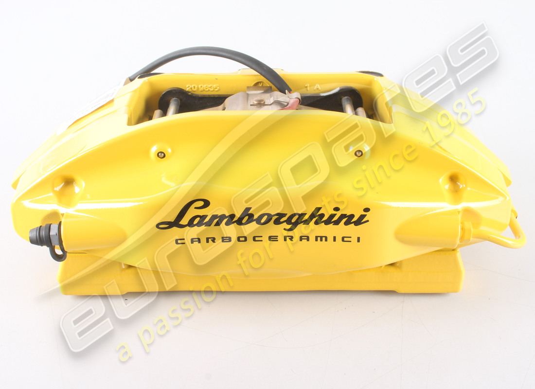 new lamborghini ccb brake caliper, rear rh, yellow. part number 4t0615406r (1)
