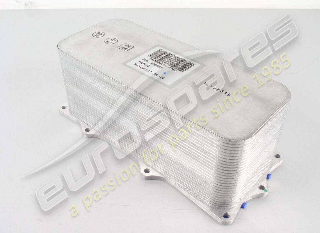 NEW FERRARI WATER/OIL HEAT EXCHANGER. PART NUMBER 299065 (1) new ferrari water/oil heat exchanger. part number 299065 (1)