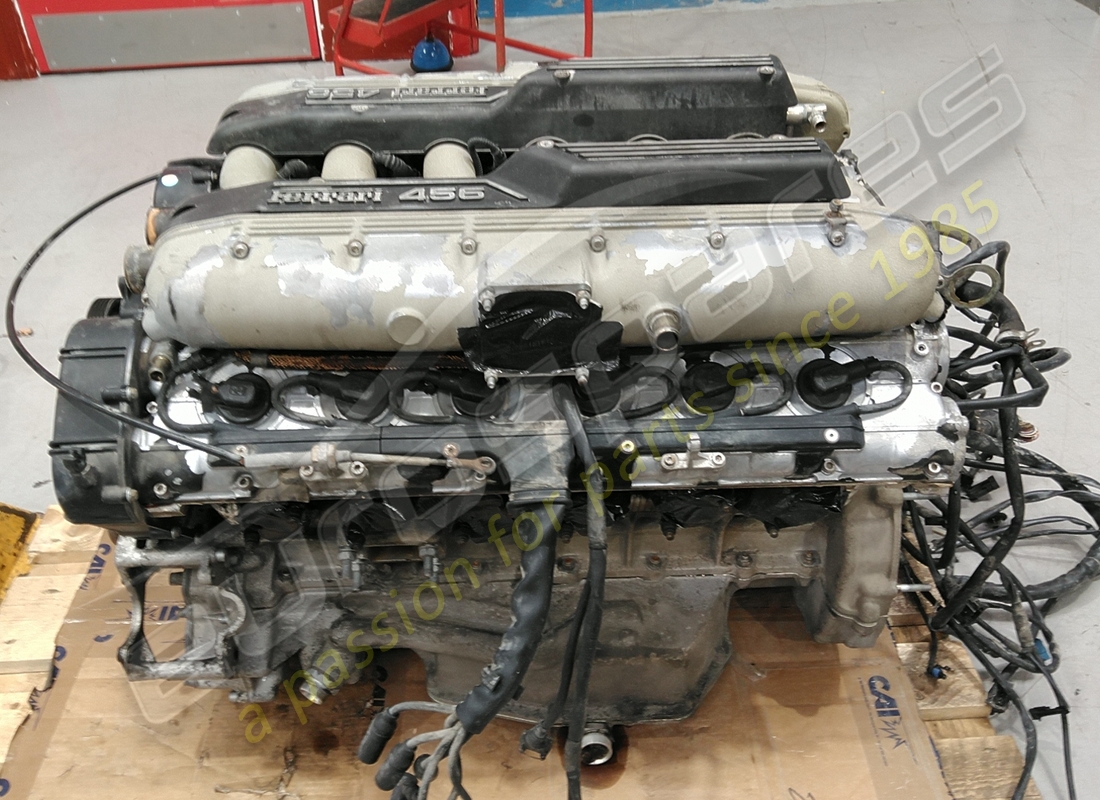 USED FERRARI 456 GT ENGINE. PART NUMBER 173504 (3) used ferrari 456 gt engine. part number 173504 (3)