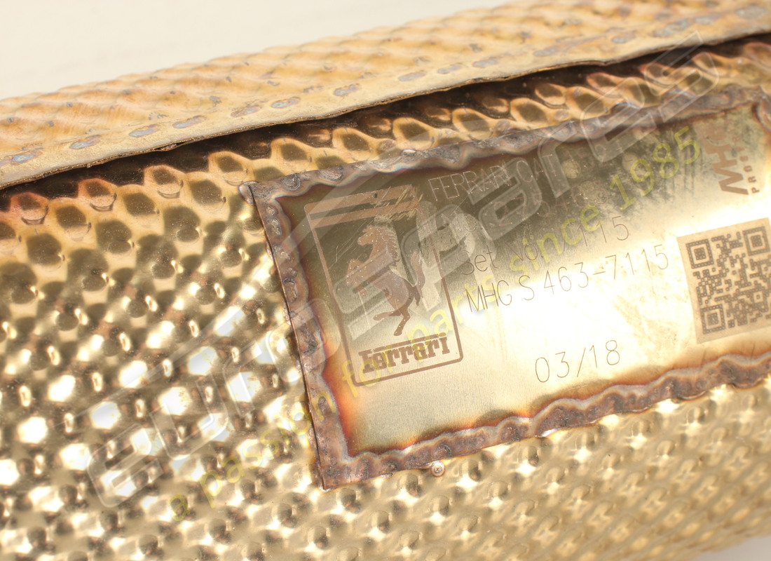 used ferrari complete lh catalytic converter. part number 275463 (2)