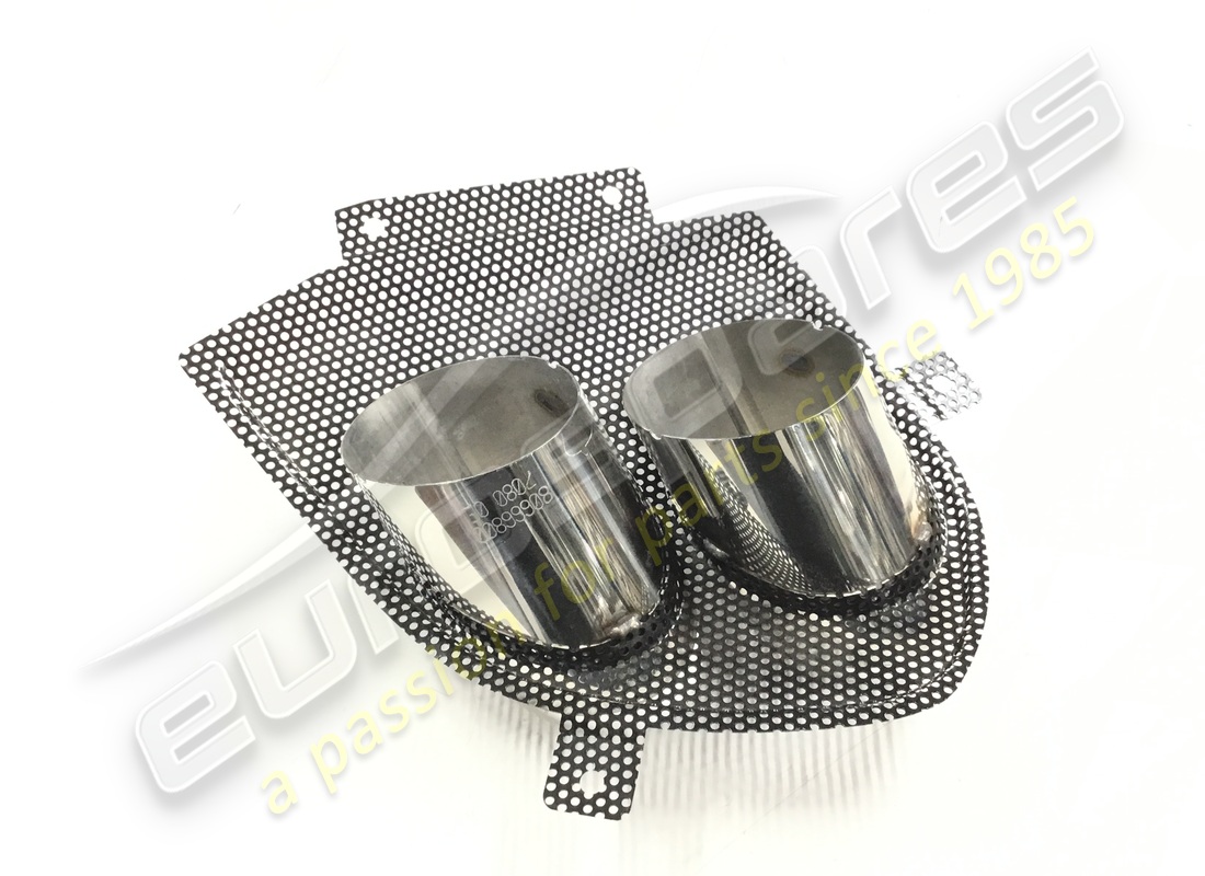 NEW FERRARI RH REAR EXHAUST TERMINAL GR. PART NUMBER 80666800 (2) new ferrari rh rear exhaust terminal gr. part number 80666800 (2)