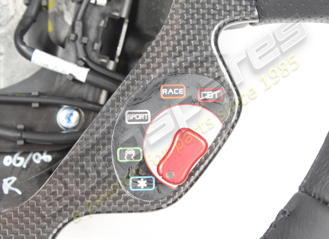 NEW FERRARI CARBON STEERING WHEEL. PART NUMBER 80898200 (2) new ferrari carbon steering wheel. part number 80898200 (2)