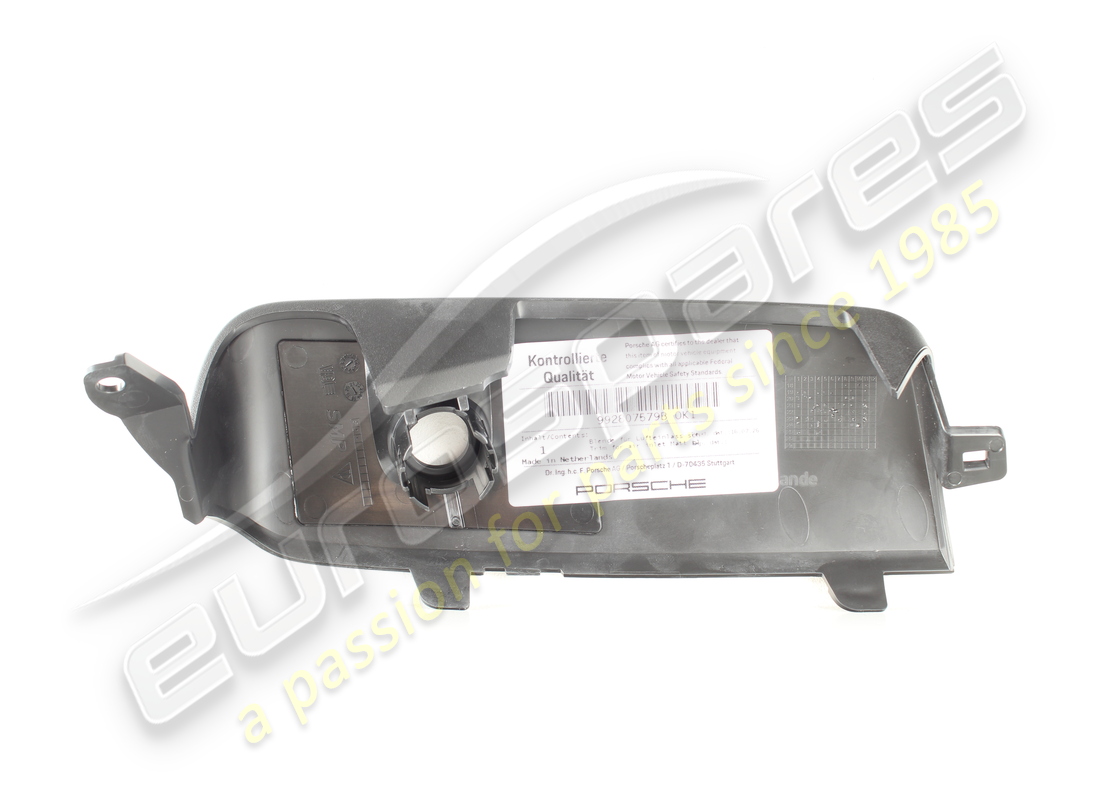 NEW PORSCHE TRIM FOR AIR INLET MATT BLACK. PART NUMBER 992807579BOK1 (2) new porsche trim for air inlet matt black. part number 992807579bok1 (2)