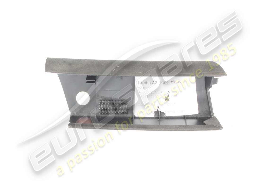 used lamborghini trim panel, pillar lh, black alcantara. part number 4t0867231ajr7 (2)