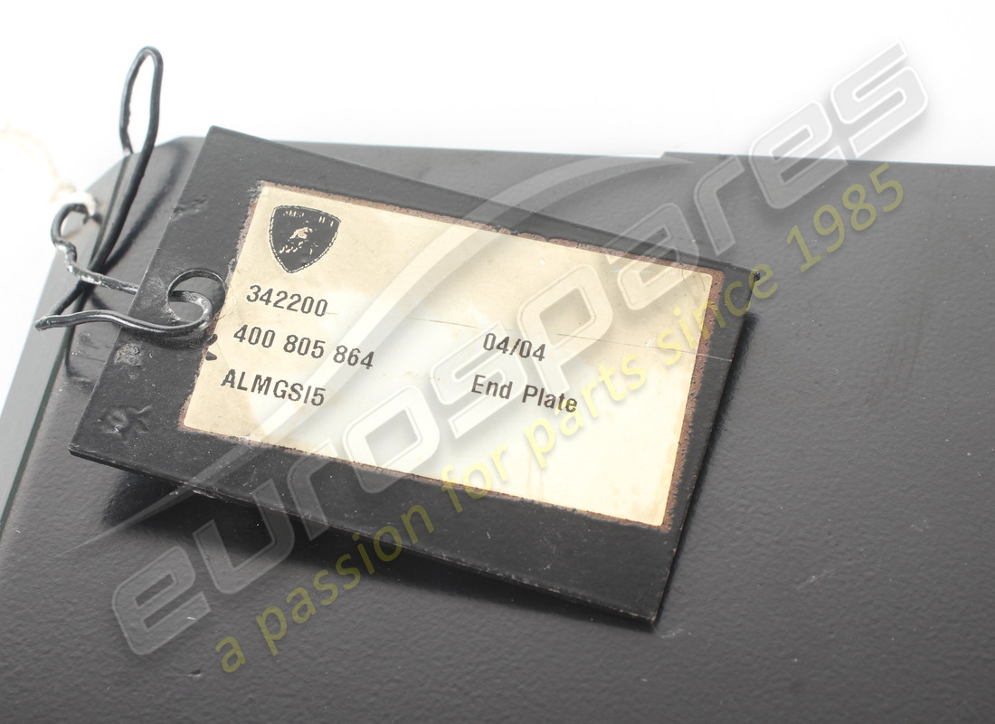 NEW LAMBORGHINI END PLATE RH PART NUMBER 400805864 (2) new lamborghini end plate rh part number 400805864 (2)