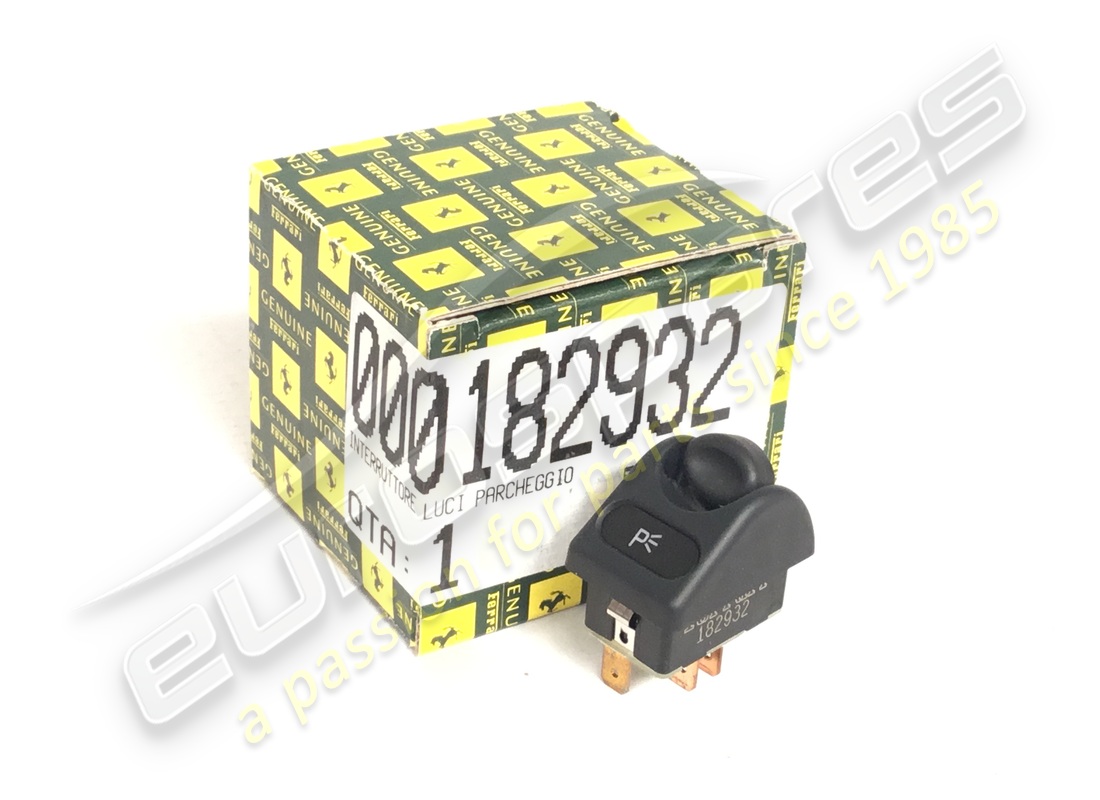 NEW FERRARI INTERRUTTORE LUCI PARCHEGGIO. PART NUMBER 182932 (1) new ferrari interruttore luci parcheggio. part number 182932 (1)