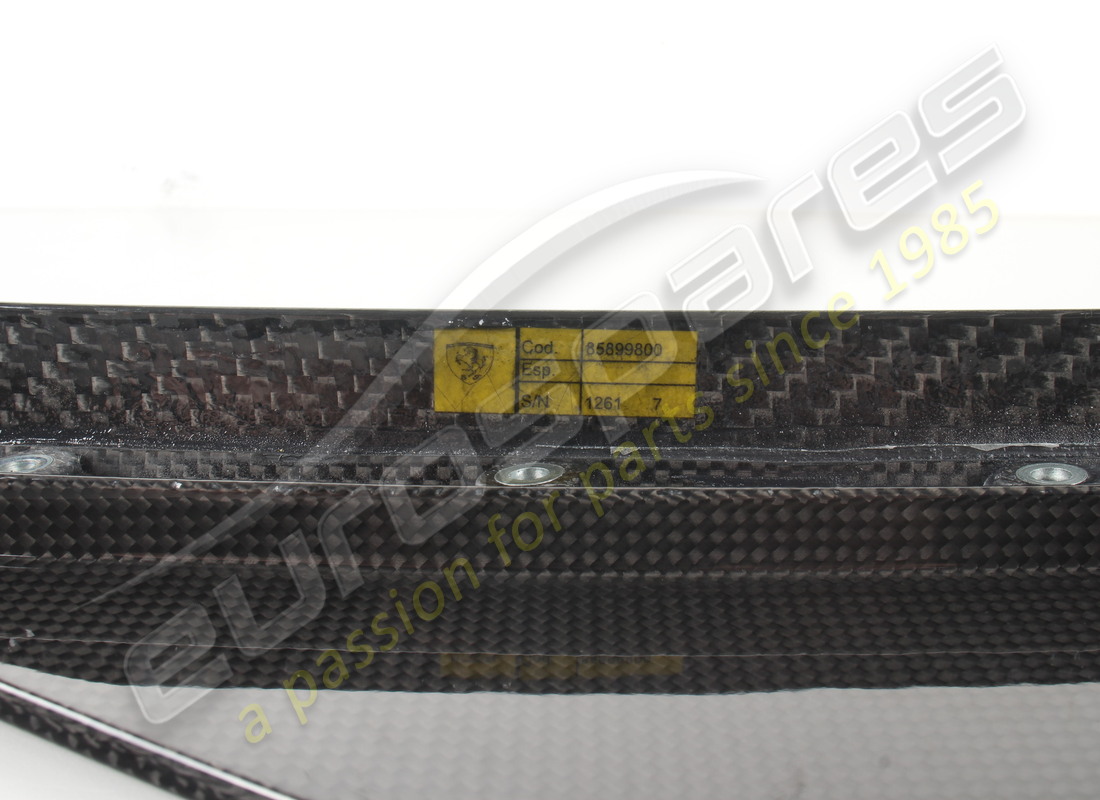 NEW FERRARI LH AERODYNAMIC FIN. PART NUMBER 85899800 (4) new ferrari lh aerodynamic fin. part number 85899800 (4)